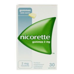 Nicorette 2Mg Ss Sucre Plq/30