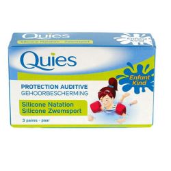 Quies Kids Prot Silic 3 Paires Natation Des 3