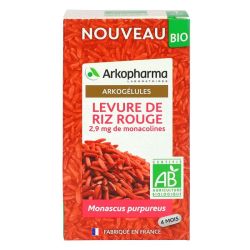 Arkogelules Levure Riz Rouge Bio G?L Fl/120 R