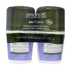 Sanoflore Deo Coton (Ex Lin) 2X50Ml