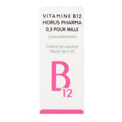 Vit B12 Allergan 0,050% Collyre