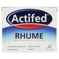 Actifed Rhume Comprime De 15