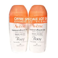 Avene Body Deod Efficacit? 24H 2Roll-On/50Ml