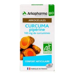 Arkogelules Curcuma + Piperine Bio Gel Fl/40