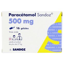 Paracetamol Sand  500Mg Gelu  16 (Stop Pr)