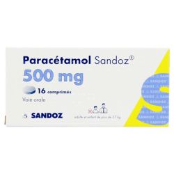 Paracetamol Sdz 500Mg Cpr Plq/16 Znt19