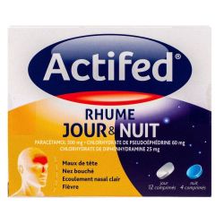 Actifed Jour/Nuit Bte 16