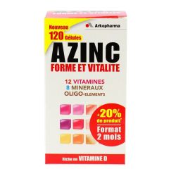 Azinc Forme Vitalite Gelu  120