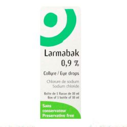 Larmabak 0,9% Collyre Fl/10Ml