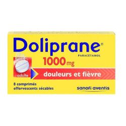 Doliprane 1000Mg Efferv Ad T/8