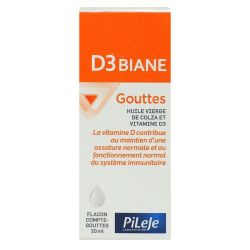 Pileje D3 Biane S Buv Fl C-Gtt/20Ml Pf10