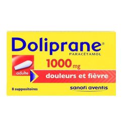 Doliprane 1000Mg Suppo Ad B/8