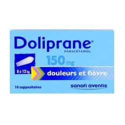 Doliprane 150Mg 8-12Kg Suppo (Bleu)