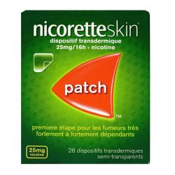 Nicoretteskin 25Mg/16H 28 Dispo Transdermique