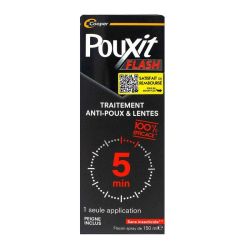 Pouxit Flash Lot Spr/150Ml Sticker Ref Consei