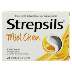 Strepsils Past Miel Citr B/24