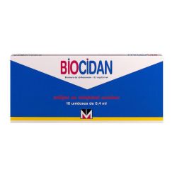 Biocidan 0,025% B/10Unid Otc