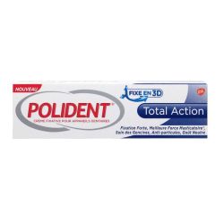 Polident Total Action Cr Adhes App Dent T/40G