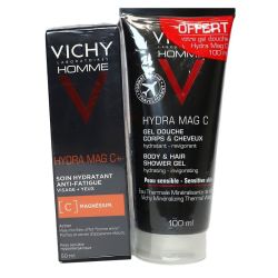 Vichy Homme Hydra Mag C + Gel Cr Soin 50Ml+Gd