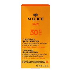 Nuxe Sun Spf50 Flde Leger Vis T/50Ml