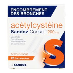 Acetylcyst Sand Cons 200Mg Gle S20 Ok20