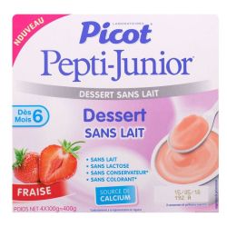 Picot 1Er Dessert Ss Lait Cr Fraise 4P/100G