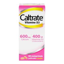 Caltrate Vit 600Mg/400Ui Bt60Cp