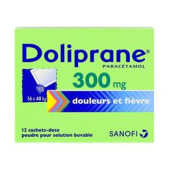 Doliprane 300Mg 16-48Kg 12Sac