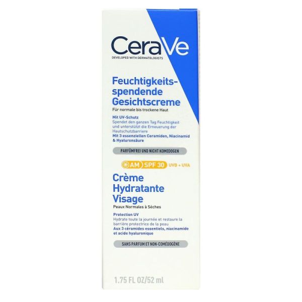 Cerave Spf30 Cr Hydrat Vis T/52Ml Ref 0