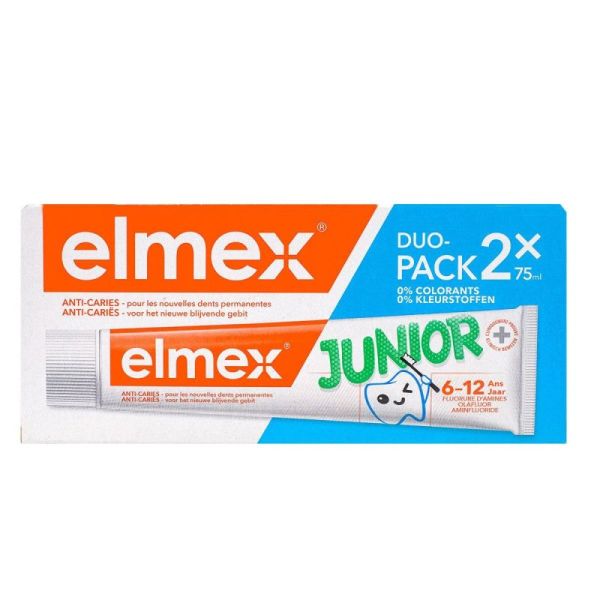 Elmex Dent Jun Duo Pack 2X75Ml