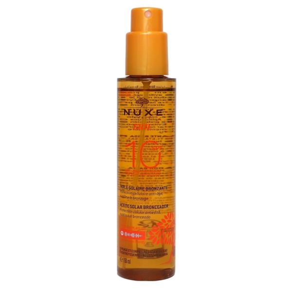 Nuxe Sun Huile Spf10 150Ml