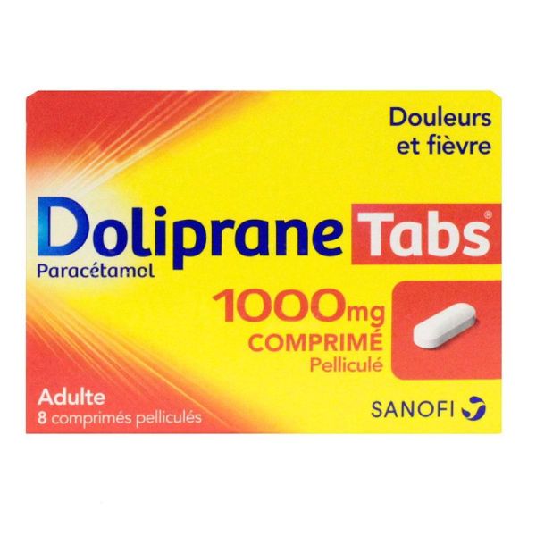 Dolipranetabs 1000Mg Cpr Pel 8  Mq Labo