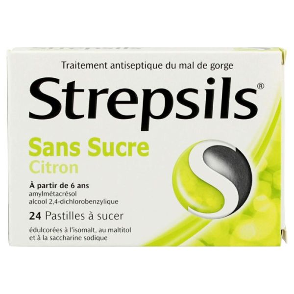 Strepsils Citron Ss Suc Plq/2