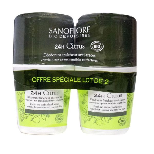 Sanoflore D?Od Vent Citrus 2Roll-On/50Ml Ref