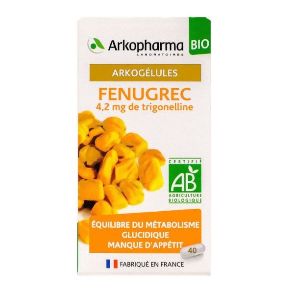 Arkog Fenugrec Bio Gelul 40