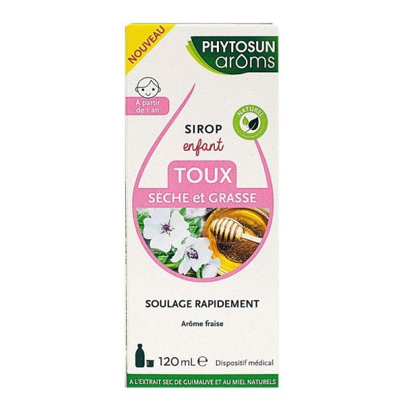 Psa Sp Toux Enf Fl/120Ml (Fraise,>1 An)