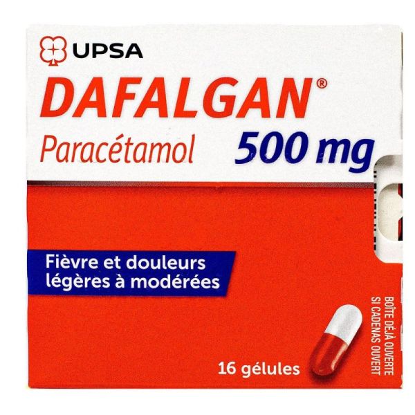 Dafalgan 500Mg Gel B/16