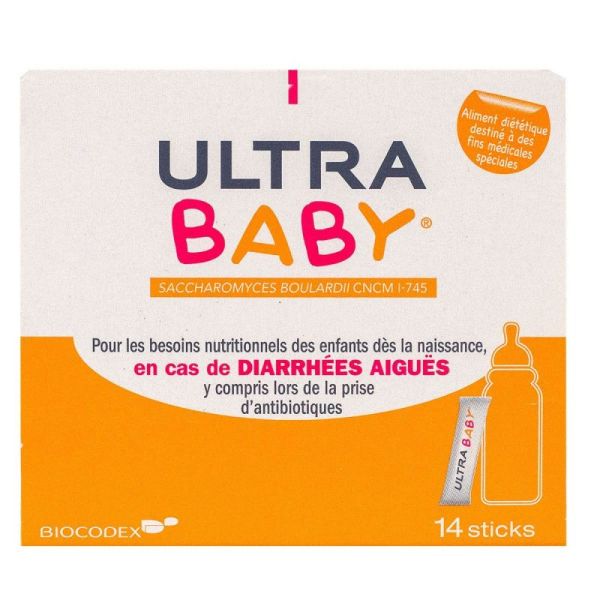 Ultra-Baby Pdr Antidiarrheiq 14St/2G