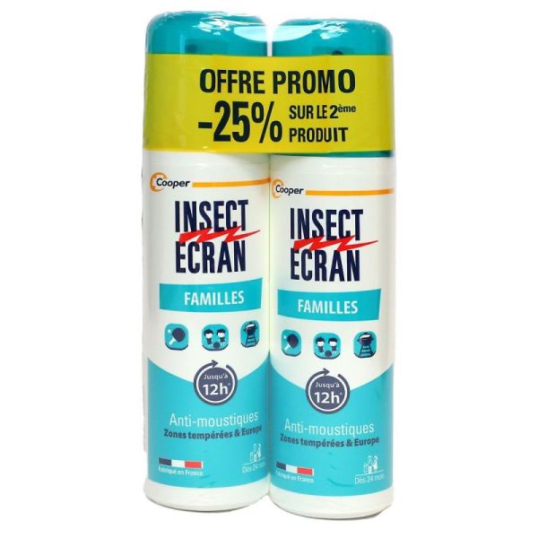 Insect Ecran Familles Lot R?Pulsif P2/100Ml%