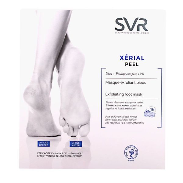 Svr Xerial Peel Masque Chauss Exfol Pieds 1P