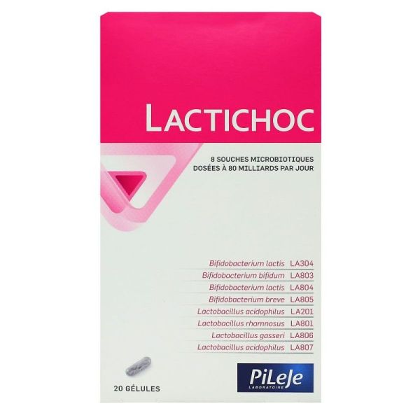 Pileje Lactichoc Gel B/20 Pf 24