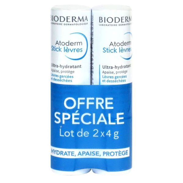 Bioderma Atoderm Stick Lev Lot/2/4G Ref