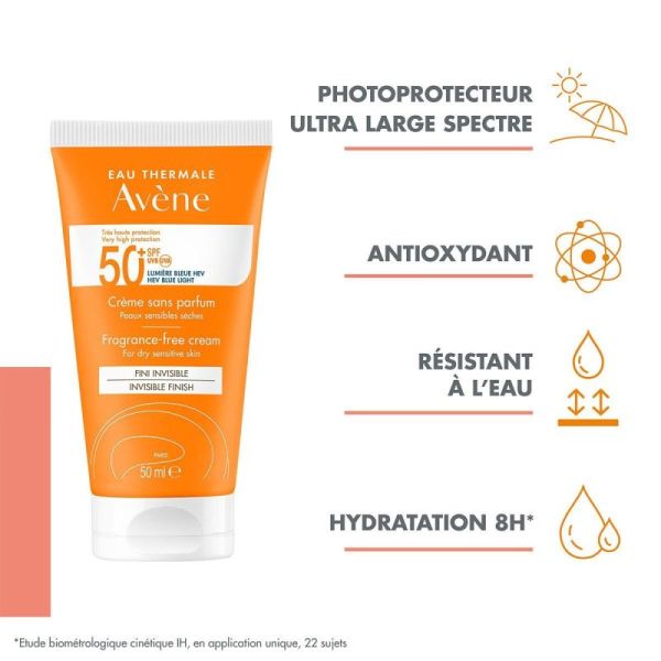 Avene Sol Spf50+ Creme Ss Parf 50Ml Pf 13.4