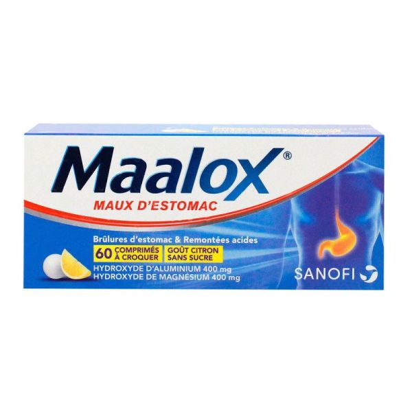 Maalox Cpr Croq Estoma Ssuc 60 Citron