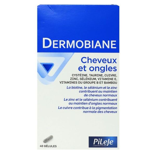 Pileje Dermobiane Cheveux Et Ongles Gel B/40