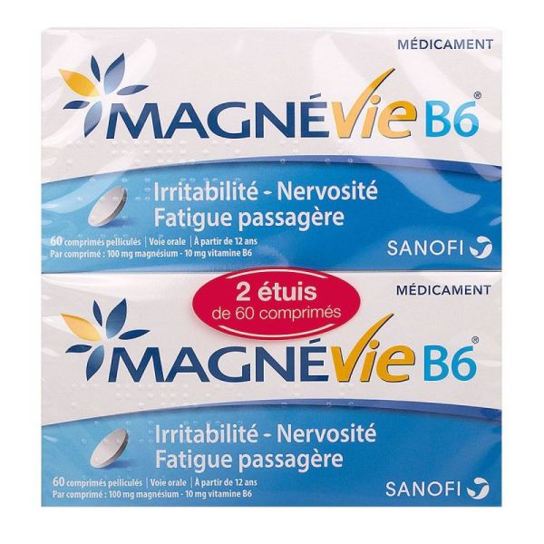 Magnevie B6 100Mg Cpr Pel B120 Lot De 2X60