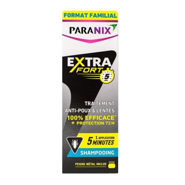 Paranix Extra Fort 5Min Shamp Poux 300Ml Ref