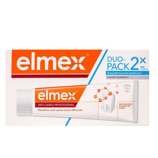 Elmex Dent A/Carie Pro 75Ml X2