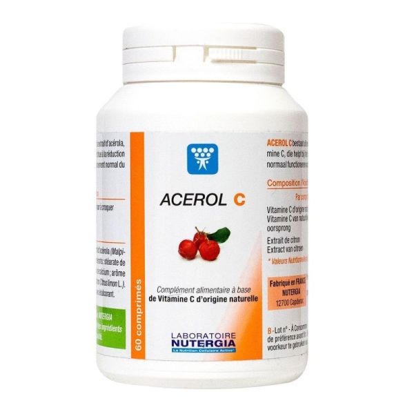 Acerol C Vit C Nat Cpr Bt 60