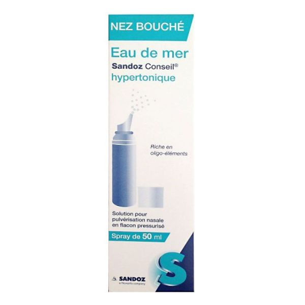 Sandoz Conseil S Nas Eau Mer Hypert Spr/50Ml